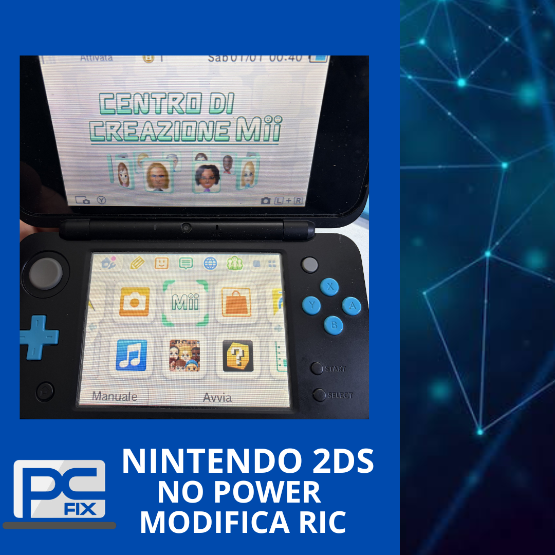 Nintendo 2DS problema di avvio